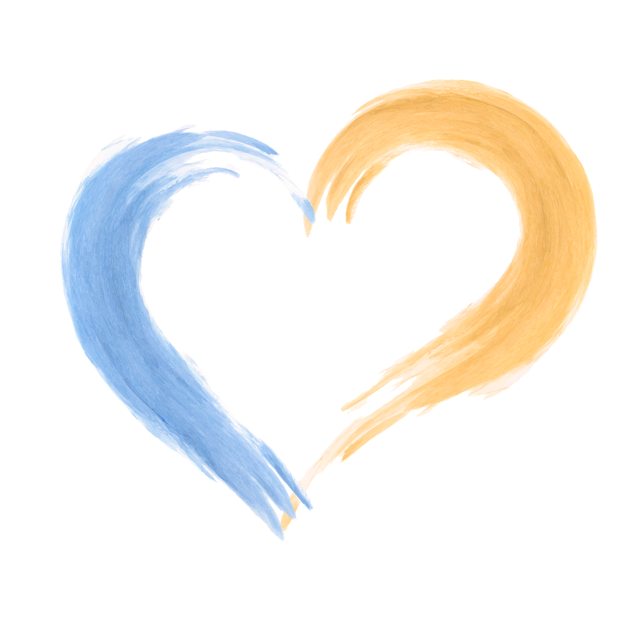 ukraine, creation, a heart, love, yellow, blue, brush, drawing, ukraine, love, love, love, love, love-7424066.jpg